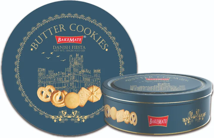 Bakemate Danish Fiesta Butter Cookies, 114 g