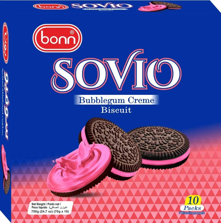 Bonn Sovio Bubblegum Creme Biscuit