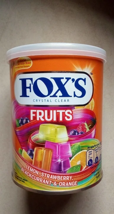 Fox's Tin - Fruits, 12 × 150 g