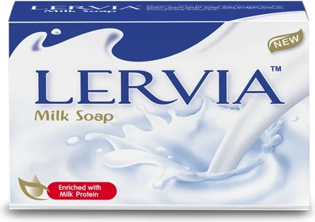 Lervia Bar Soap - Milk, 72 × 90 g