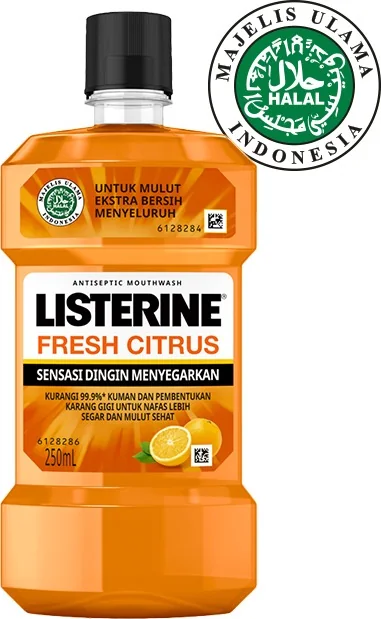 Listerine Fresh Citrus, 12 × 500 ml