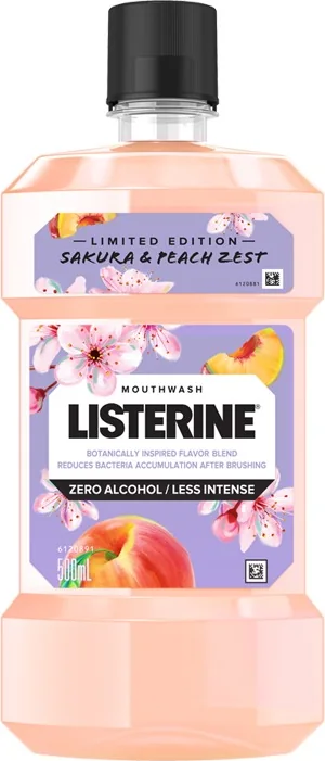 Listerine Sakura & Peach, 24 × 250 ml