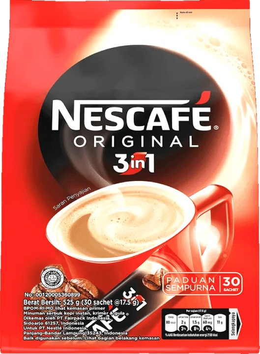 Nescafé 3 in 1 Original, 12 × (30s × 17.5 g)