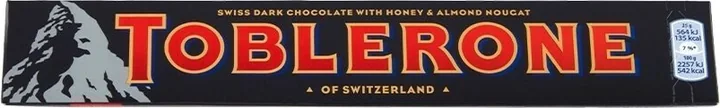 Toblerone Dark Chocolate, 4 × 20 × 100 g