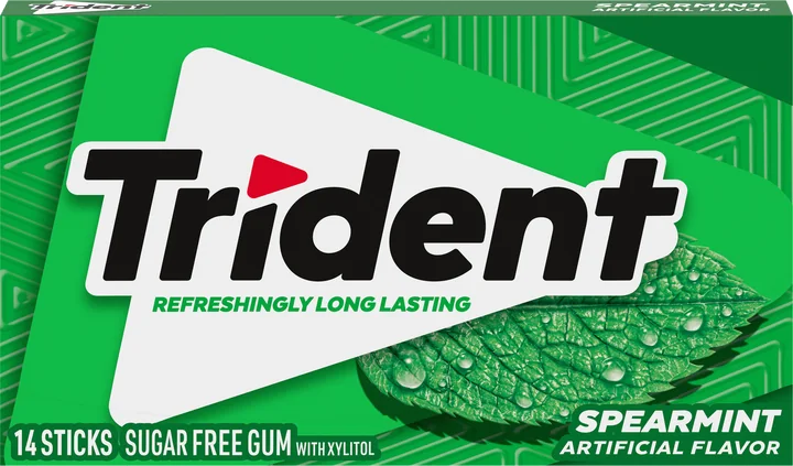 Trident Spearmint 14 Sticks, 12 × 12