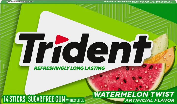 Trident Watermelon 14 Sticks, 12 × 12