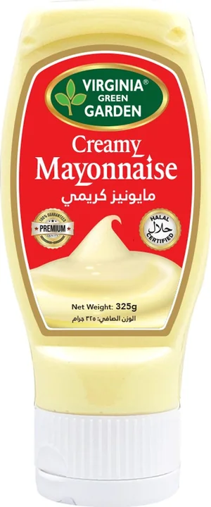 Virginia Green Garden Creamy Mayonnaise Upside Down, 12 × 325 g