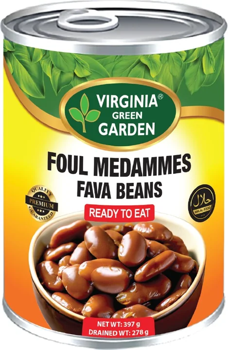 Virginia Green Garden Foul Medames, 24 × 400 g