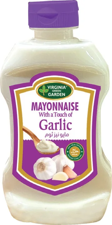 Virginia Green Garden Garlic Mayonnaise, 12 × 300 g