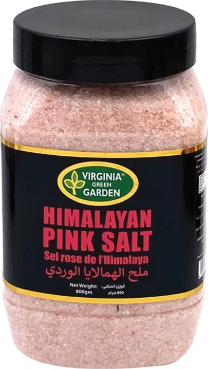 Virginia Green Garden Himalayan Pink Salt, 16 × 800 g