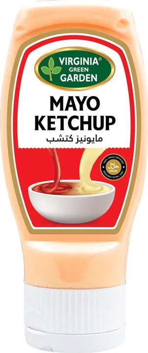 Virginia Green Garden Mayo Ketchup Upside Down, 12 × 325 g