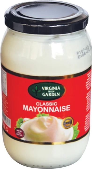 Virginia Green Garden Mayonnaise - Glass, 24 × 8 oz