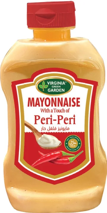Virginia Green Garden Peri Peri Mayonnaise, 12 × 300 g